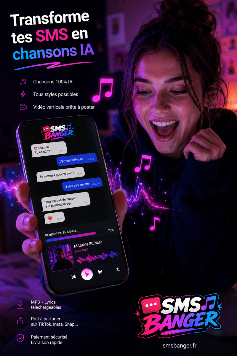 De tes SMS à un hit IA : la chanson générée prête à partager